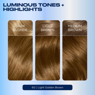 Clairol Permanent Hair Dye 6G Light Golden Brown - British product