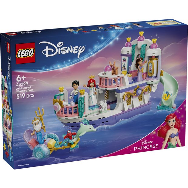 LEGO Disney Ariel's Royal Wedding Boat set 519 pieces - British product