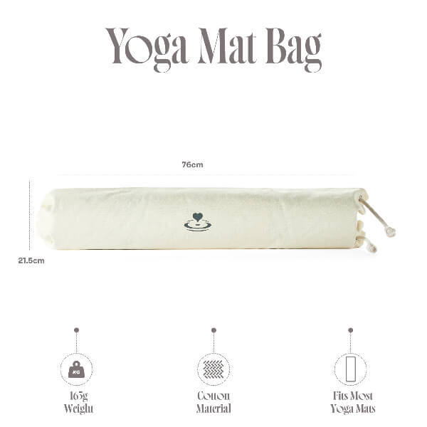Myga cream yoga mat bag - British product