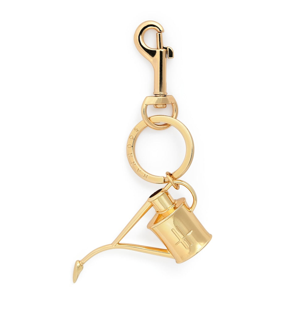 Harrods watering can keyring gold-tone, UK version