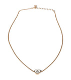 Miu Miu enamel heart pendant necklace chain, imported from the UK