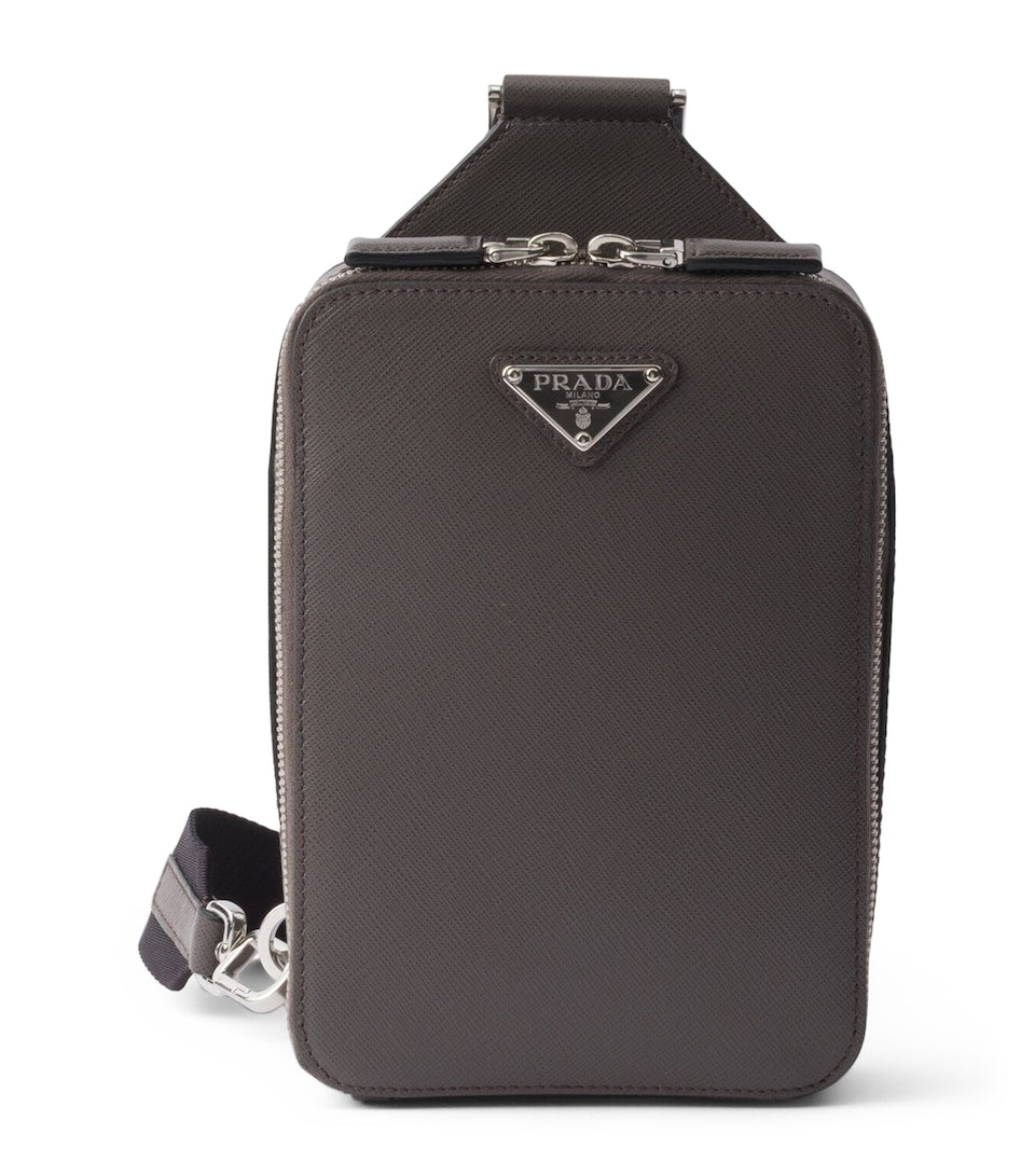 Sleek Backpack with Carbon Fibre Accents and USB Port, 43cm x 30.5cm x 14cm