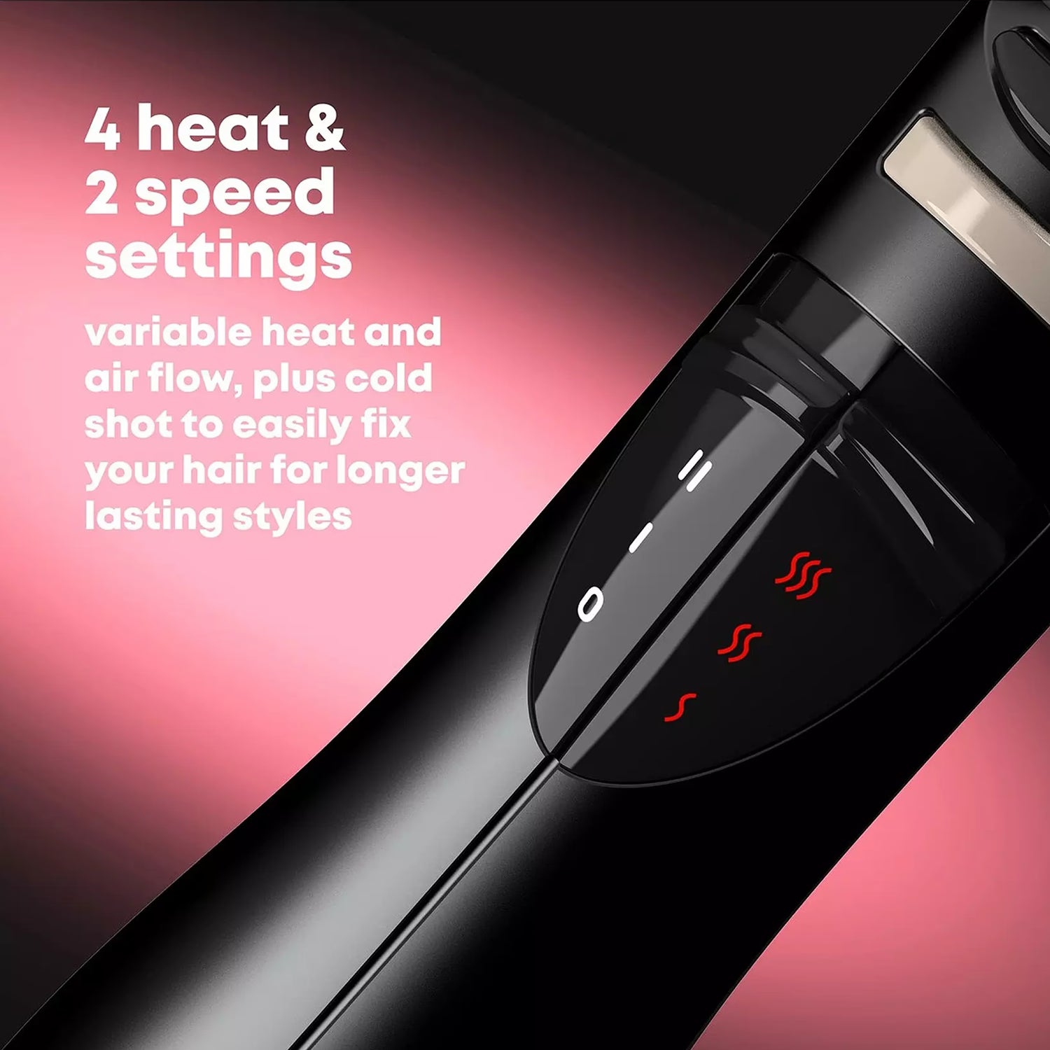 REVAMP Ionic Airstyle 6-in-1 Air Styler black (British brand)