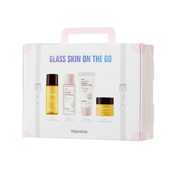 Hanskin Glass Skin On the Go Mini Kit 4-piece (British brand)