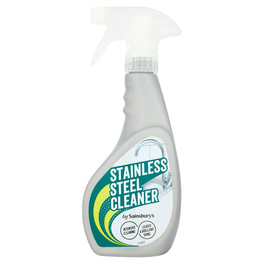 Sainsbury's Stainless Steel Cleaner 500ml Kitchen & oven cleaners Sainsburys   