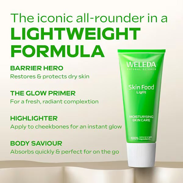 Weleda Skin Food Light moisturiser 30ml tube (British brand)