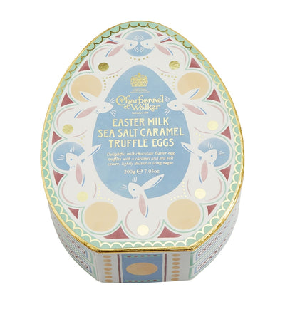Harrods Melkesjokolade Saltsjø Karamell Eggformede Trøfler 200g - Kjøp online hos McGrocer