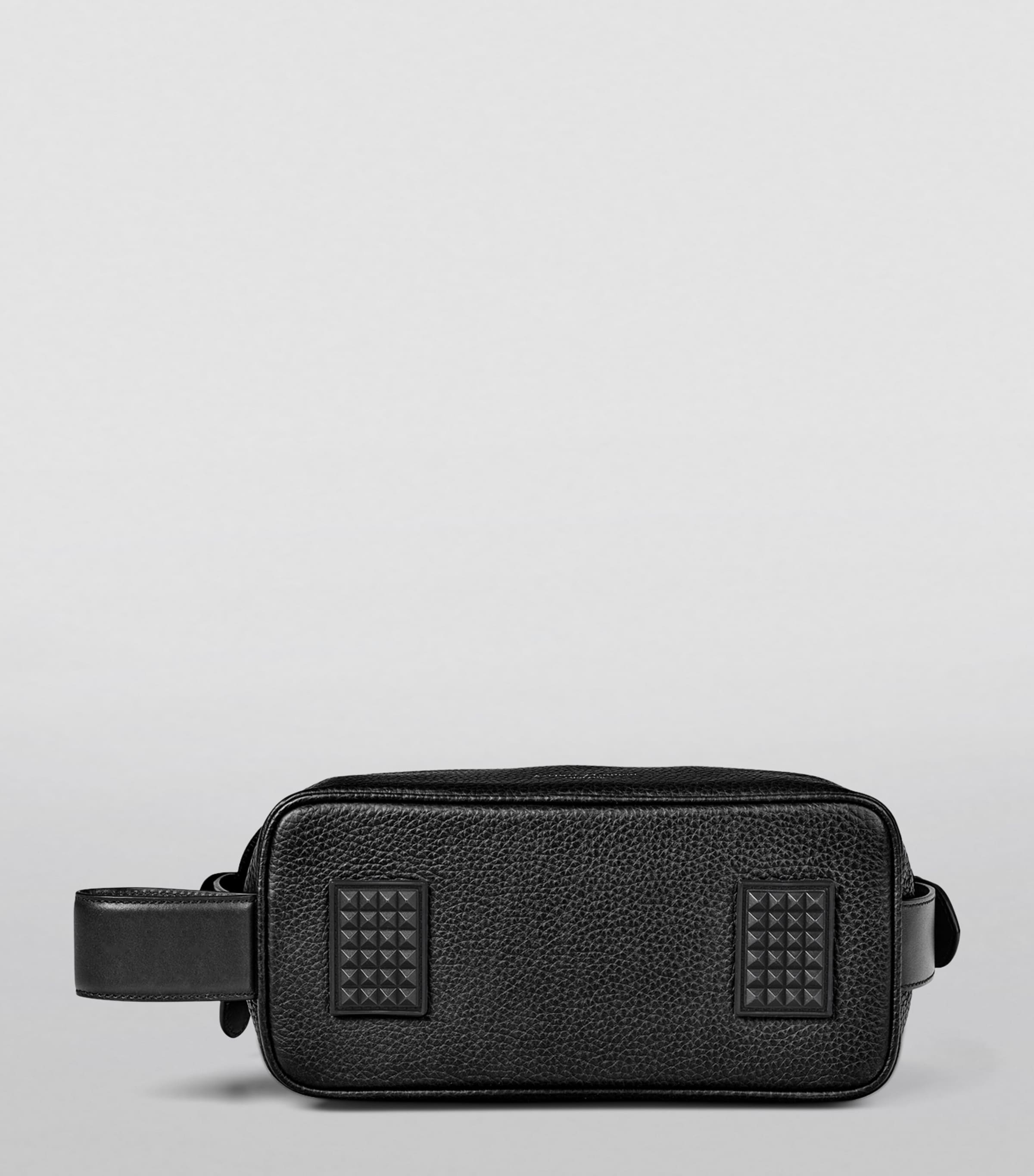 Aspinal of London leather reporter wash bag - British product
