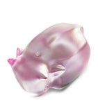 Lalique Han Meilin crystal ox ornament 10cm, UK version