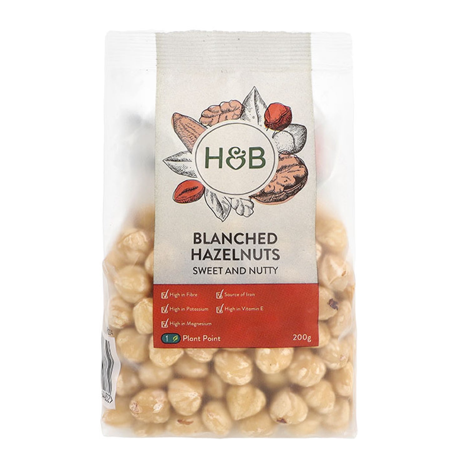 Holland & Barrett Blanched Hazelnuts 200g, UK version