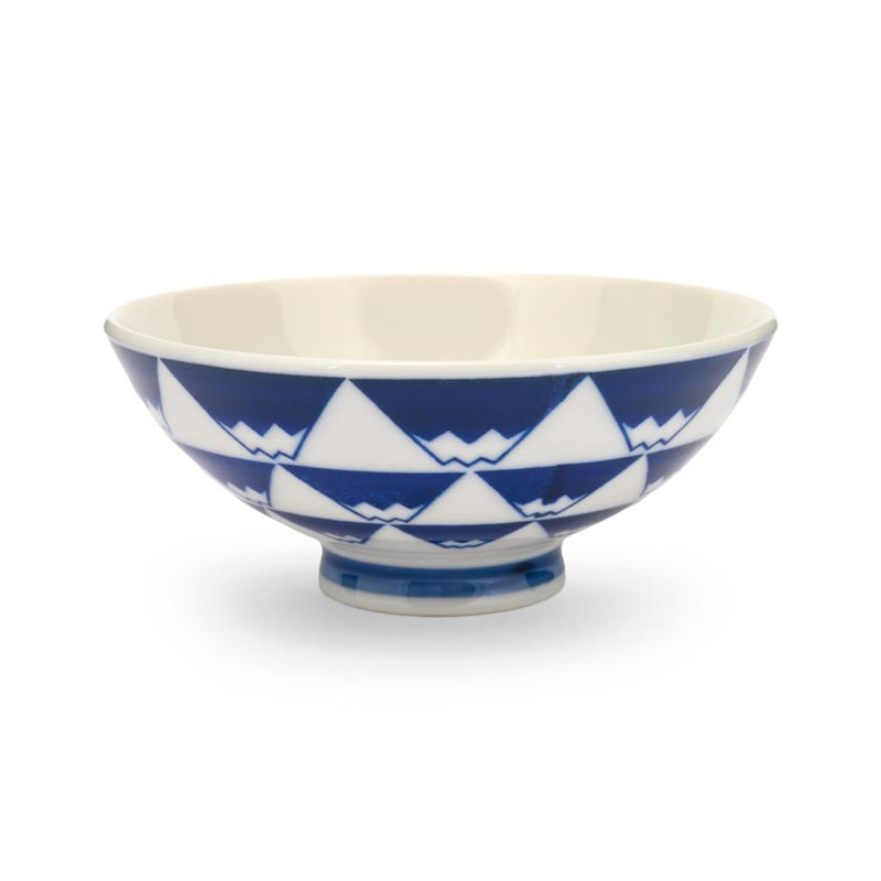 Mountain Fuji pattern rice bowl, Mount Fuji motif, imported from the UK