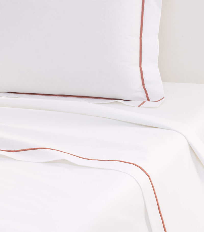 Yves Delorme Athena Santal Super King sheet 270cm x 295cm (British brand)