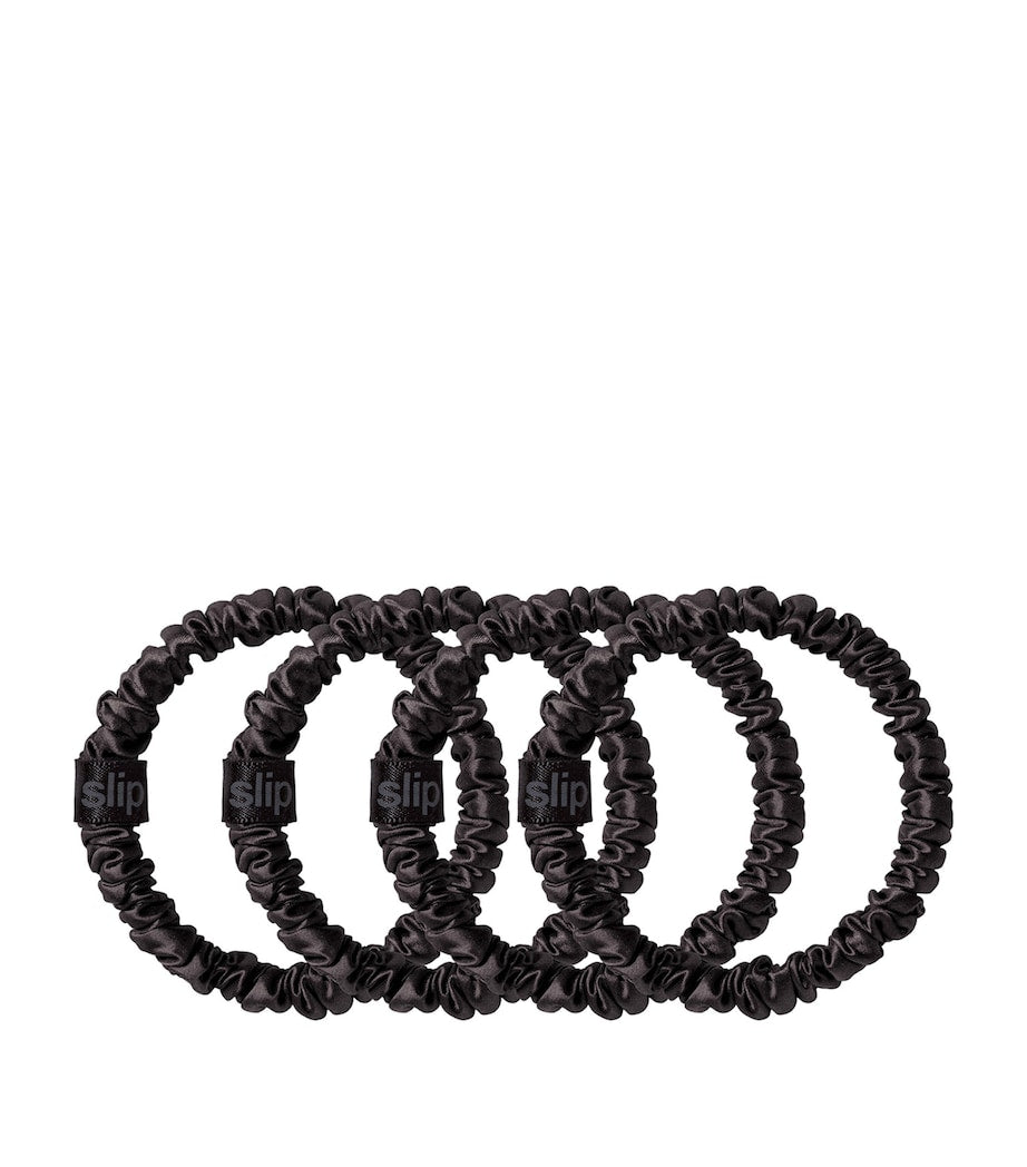 Slip Pure Silk Skinny Scrunchies Set of 4 (British brand)
