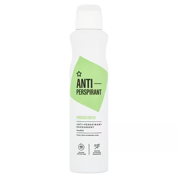 Superdrug Sensitive Antiperspirant Deodorant 250ml (British brand)