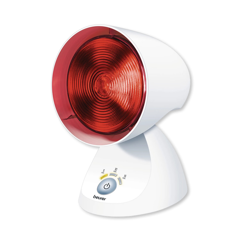 Beurer IL35 white infrared lamp with digital timer, imported from the UK