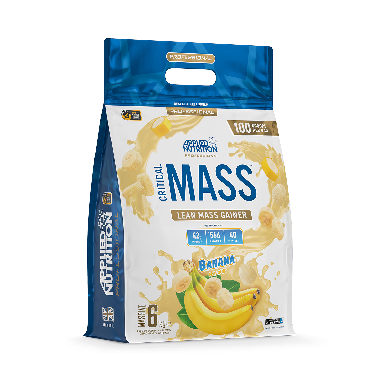 Applied Nutrition Critical Mass Professional banana mass gainer 6kg (British brand)