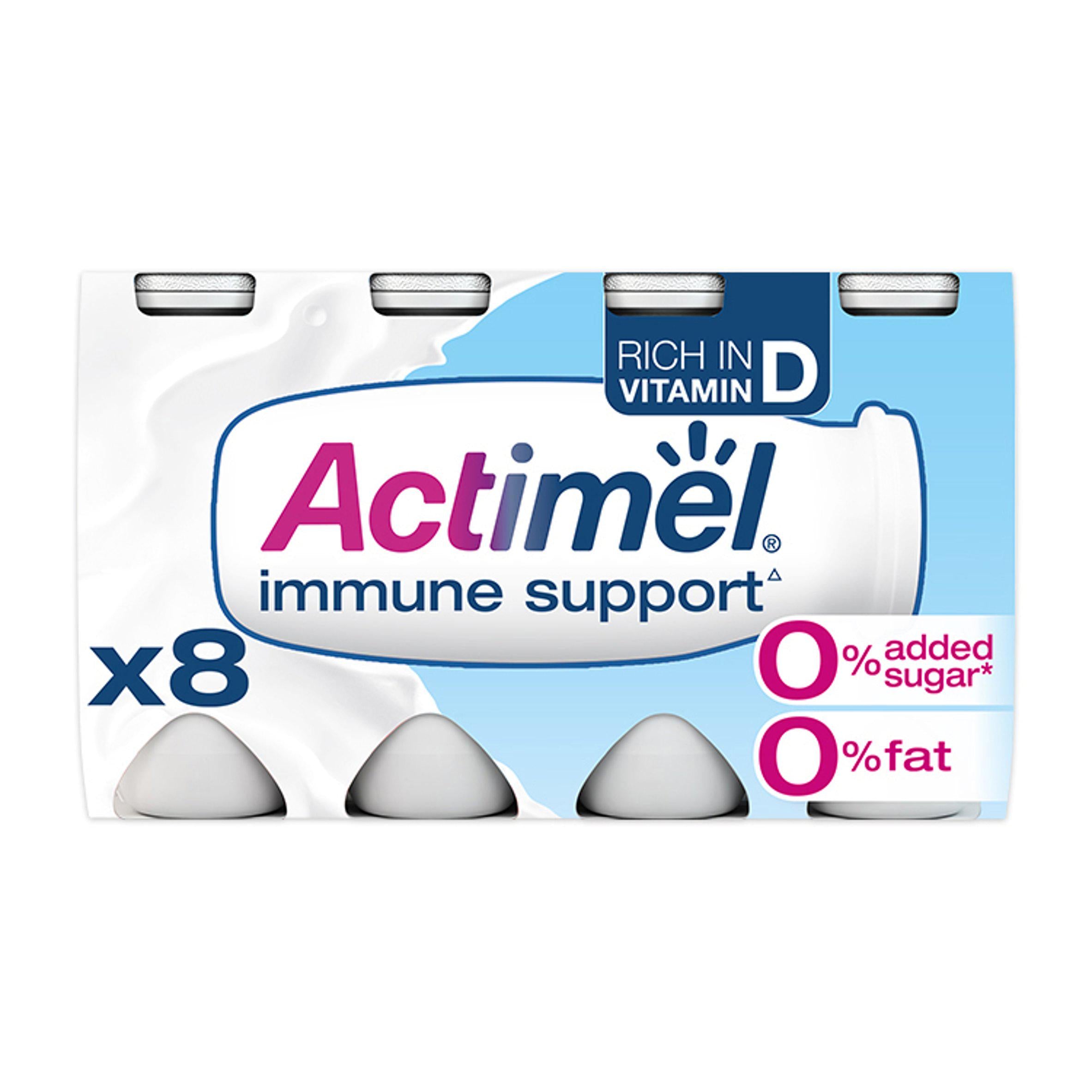 Actimel Original 0% Added Sugar Fat Free Yogurt Drink 8x100g All Sainsburys   