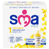 SMA PRO First Infant Milk From Birth 6 x 70 ml Starter Pack Baby Milk ASDA   