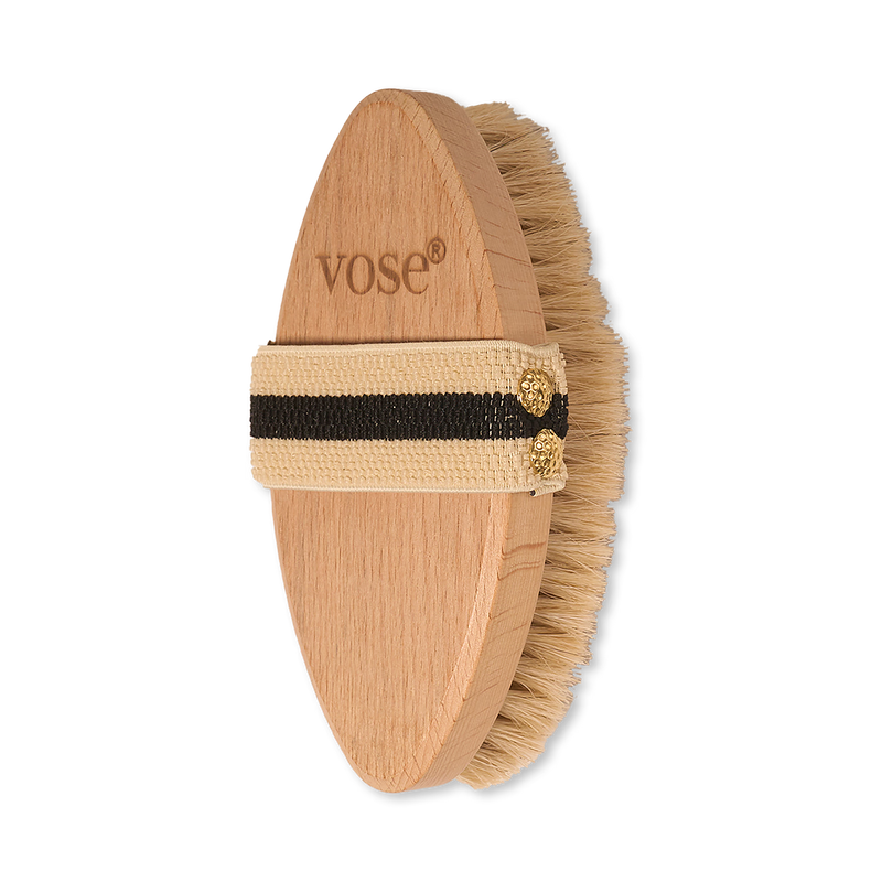 Horse hair dry body brush, UK version