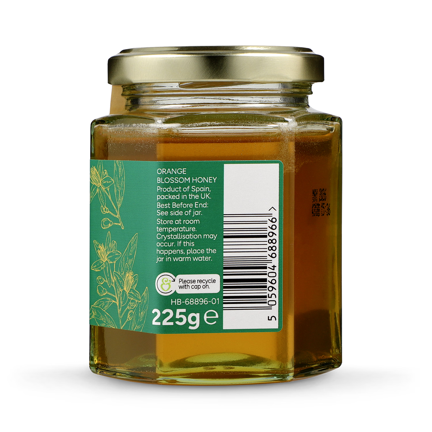 Holland & Barrett Orange Blossom Honey 225g, UK version