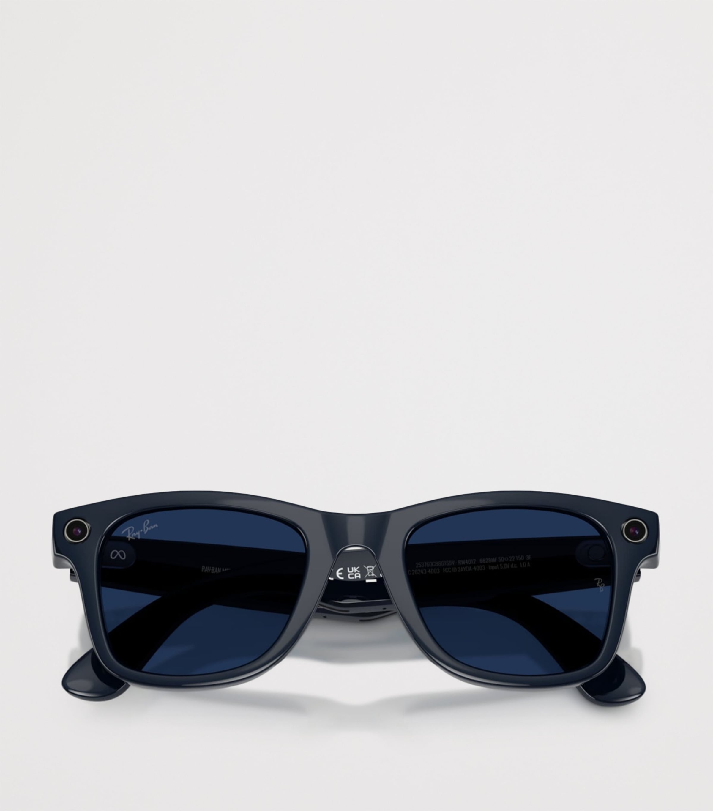 Ray-Ban Meta Wayfarer AI sunglasses with camera and speakers, imported from the UK