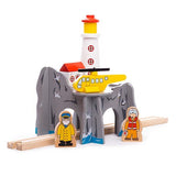 Bigjigs Rail Lighthouse 4-way Tunnel GOODS Superdrug   