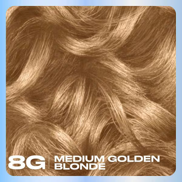 Clairol Nice'N Easy permanent hair dye medium golden blonde - British product