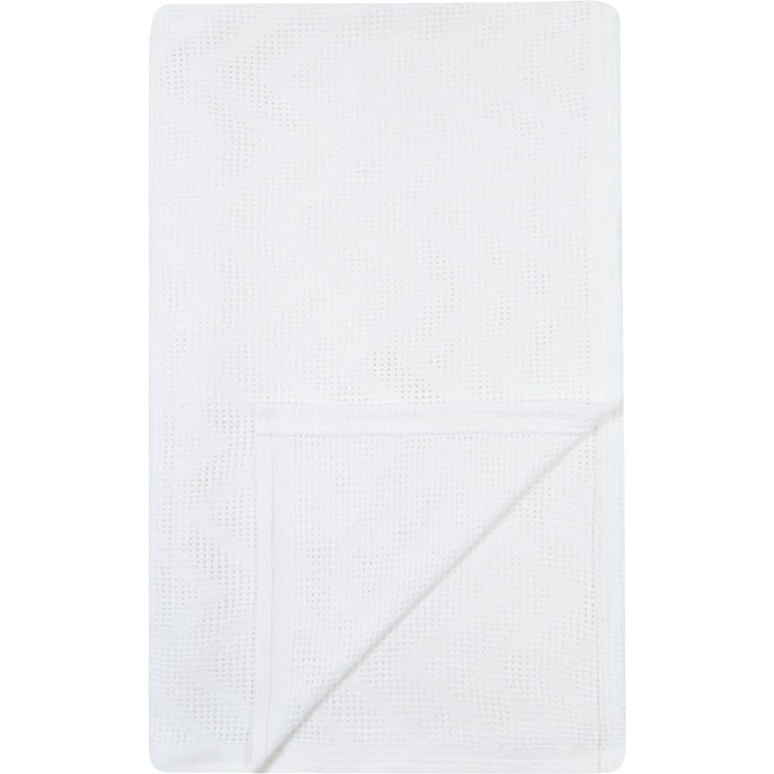 George Home White Cellular Shawl