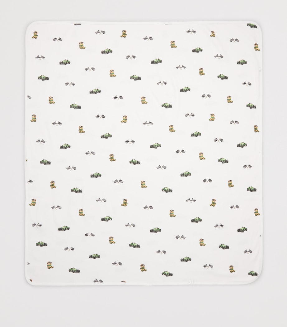 Rosa & Blue baby blanket printed 90cm x 75cm, UK version