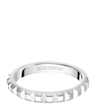 Boucheron Platinum Clou de Paris wedding band - British product