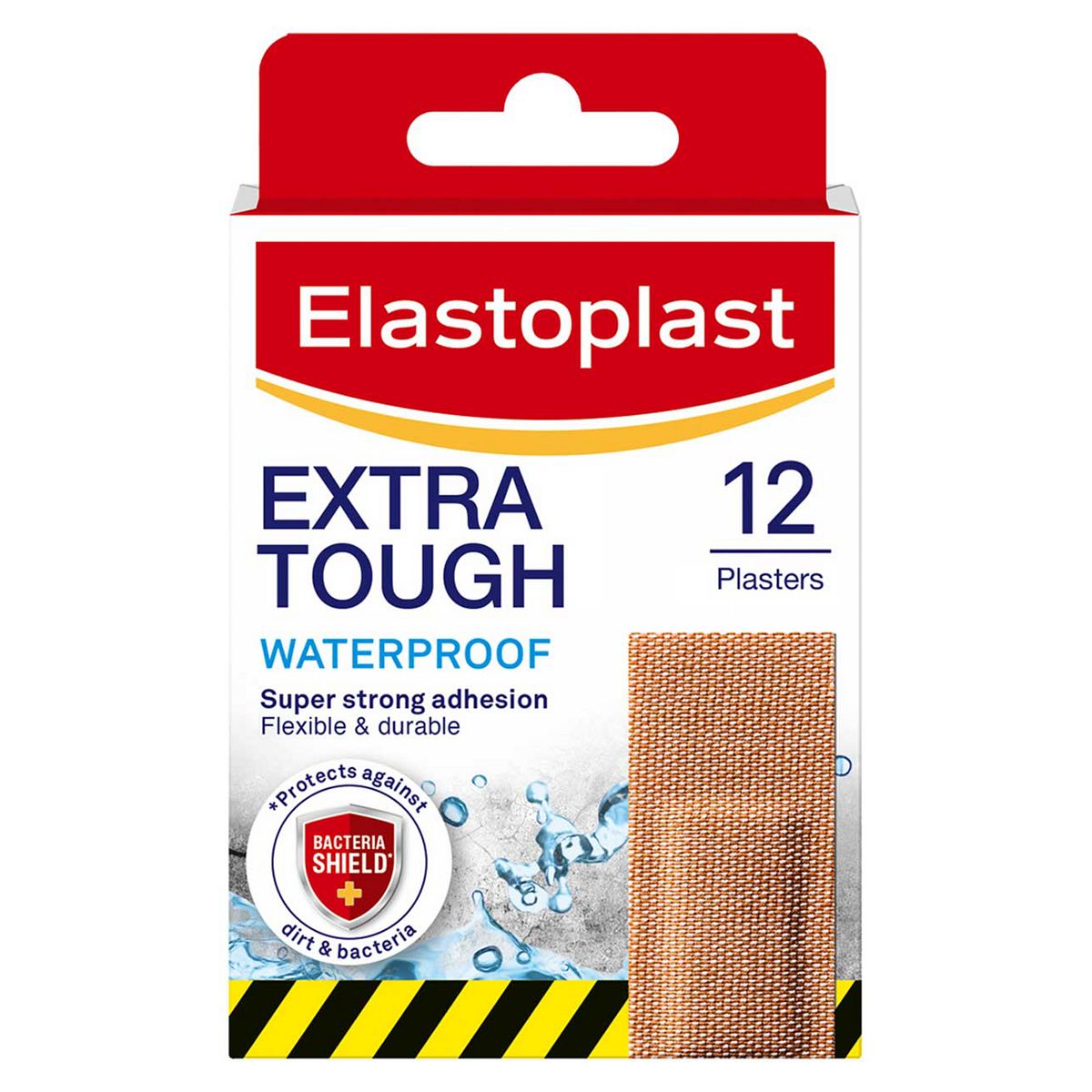 Elastoplast Extra Tough Waterproof Fabric Plasters, 12 Pack GOODS Boots   