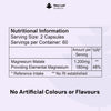 Magnesium Malate supplement 120 capsules, UK version