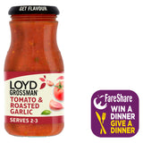 Loyd Grossman Pasta Sauce, Roasted Garlic & Tomato 350g Italian Sainsburys   