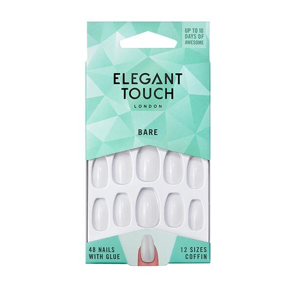 Elegant Touch Bare Nails - Coffin