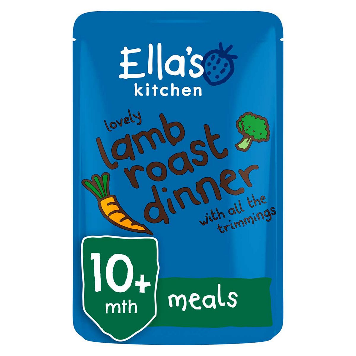 Ella's Kitchen Organic Lamb Roast Dinner Baby Food Pouch 10+ Months 190g GOODS Boots   