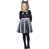 Smiffys cat costume dress and headband (British brand)