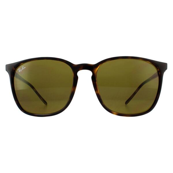 Ray-Ban RB4387 tortoiseshell brown square sunglasses (British brand)