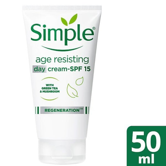 Simple Regeneration Age Resisting Day Cream SPF 15 50ml GOODS Sainsburys   