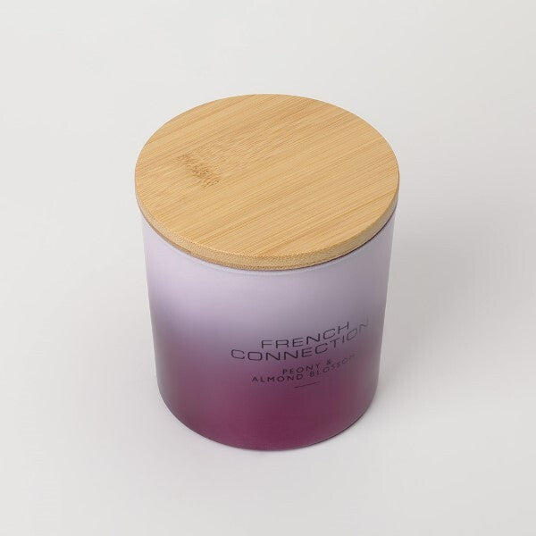 French Connection candle Ombre Peony & Almond Blossom 331g, UK version