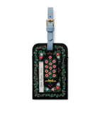 Rifle Paper Co. Rosette luggage tag, imported from the UK