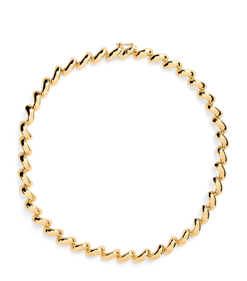 LIÉ STUDIO The Edith gold-plated chain necklace, imported from the UK