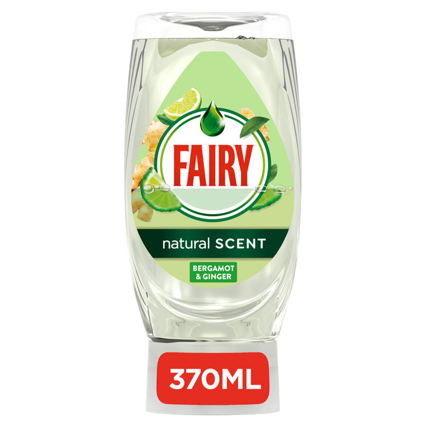 Fairy Natural Washing Up Liquid Bergamot & Ginger GOODS ASDA   