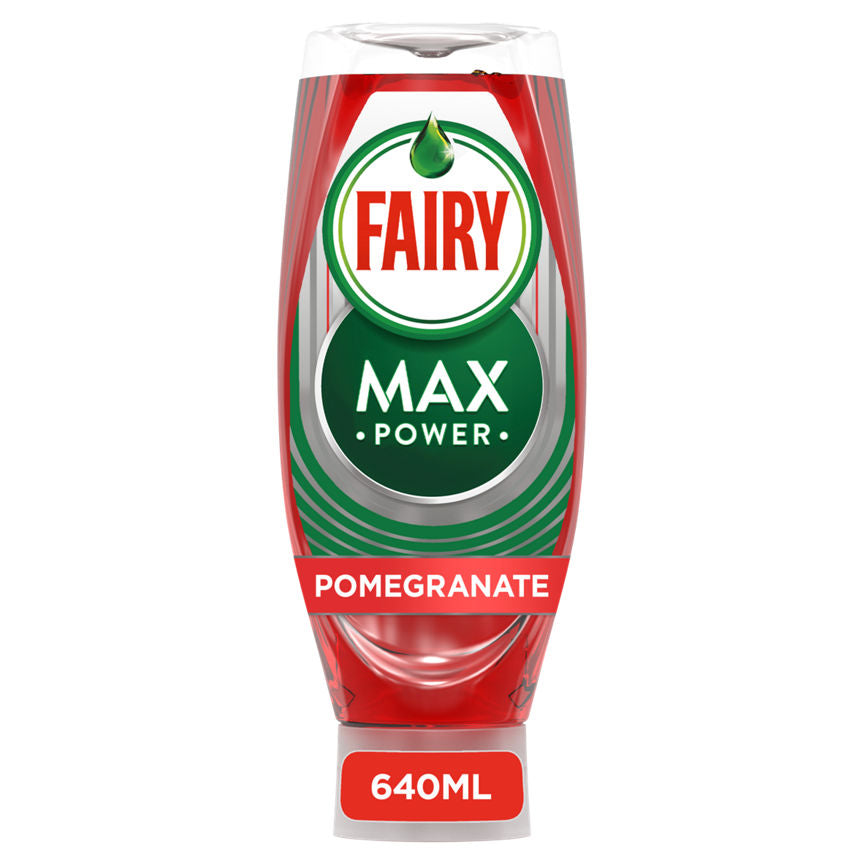 Fairy MaxPower Washing Up Liquid Pomegranate GOODS ASDA   