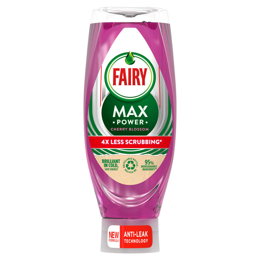 Fairy MaxPower Washing Up Liquid Cherry Blossom GOODS ASDA   