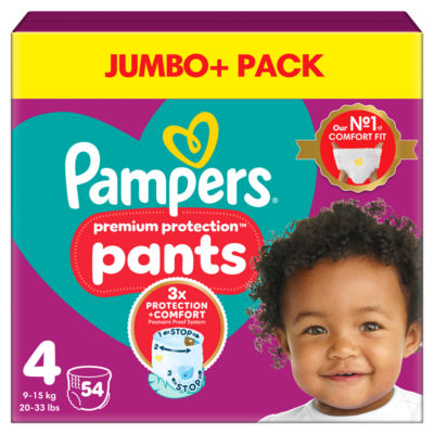 Pampers Premium Protection nappy pants Size 4, imported from the UK