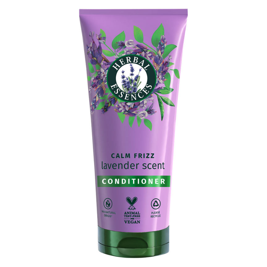 Herbal Essences Lavender Scent Calm Frizz Conditioner 250ml to Help Smooth Frizzy Hair GOODS ASDA   