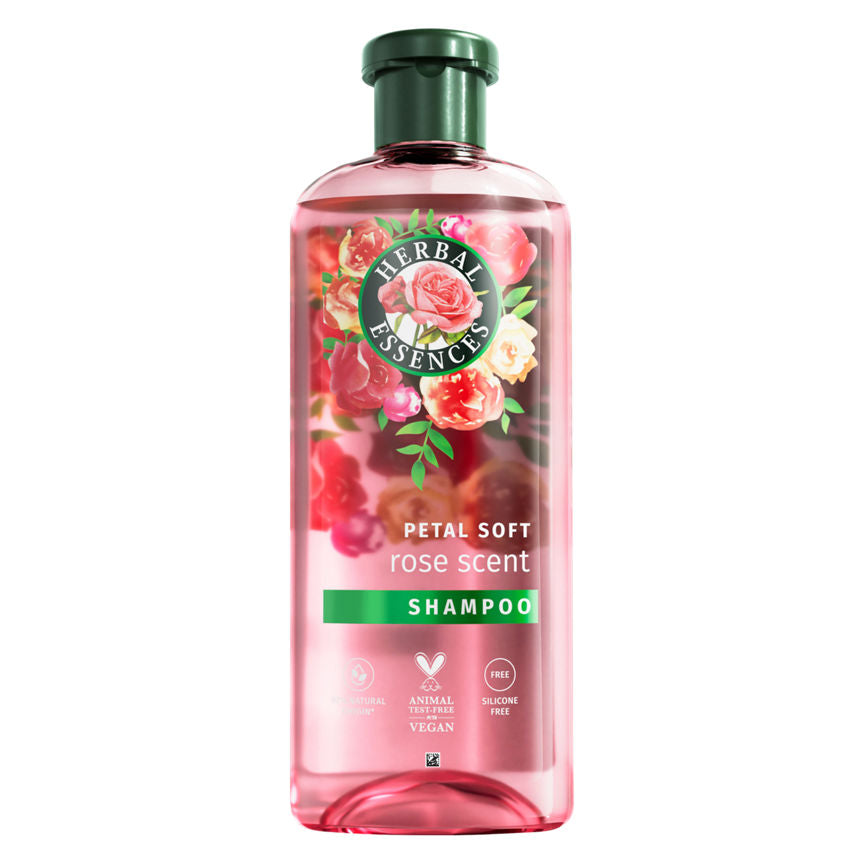 Herbal Essences Rose Scent Petal Soft Shampoo 250ml to Nourish Dry Hair, Silicone Free GOODS ASDA   