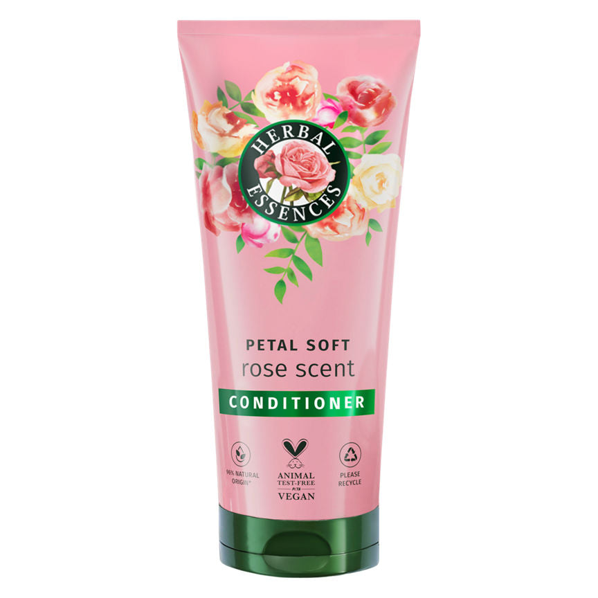 Herbal Essences Rose Scent Petal Soft Conditioner 200ml to Nourish Dry Hair GOODS ASDA   