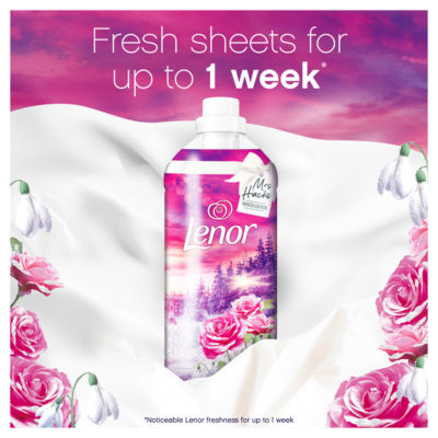 Lenor fabric conditioner Frosted Rose Wonderland 1.65L, imported from the UK