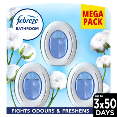 Febreze Cotton Fresh air freshener 3 pack, UK version